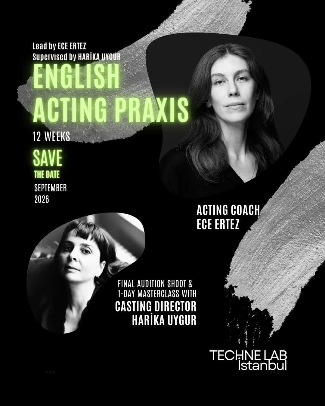 ENGLISH ACTING PRAXIS — Ece Ertez · Harika Uygur Masterclass